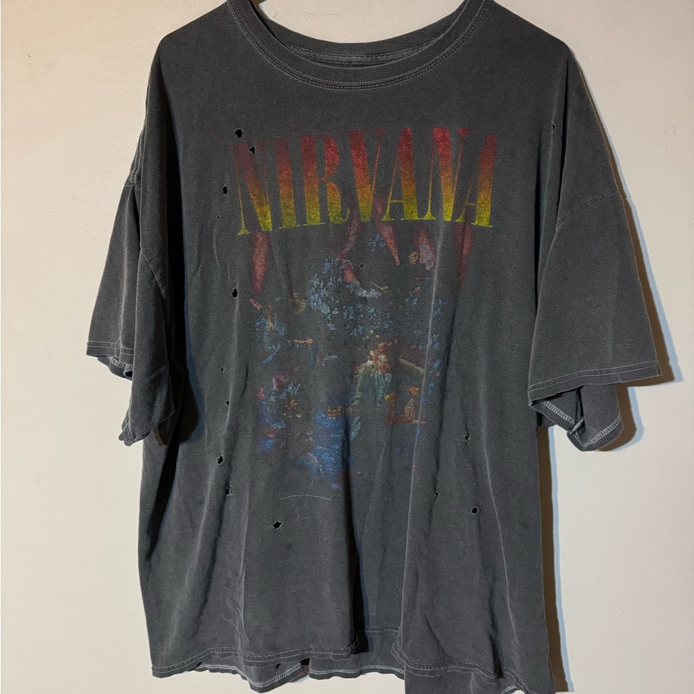 Nirvana graphic band tee